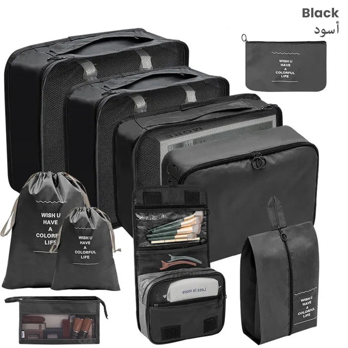 10 Pcs/Set Travel Packing Luggage Organizer Bags