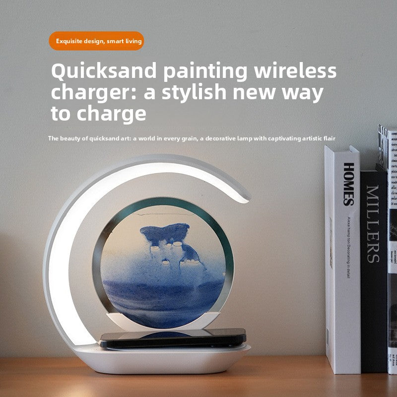 Quicksand Wireless Charging Desk Lamp