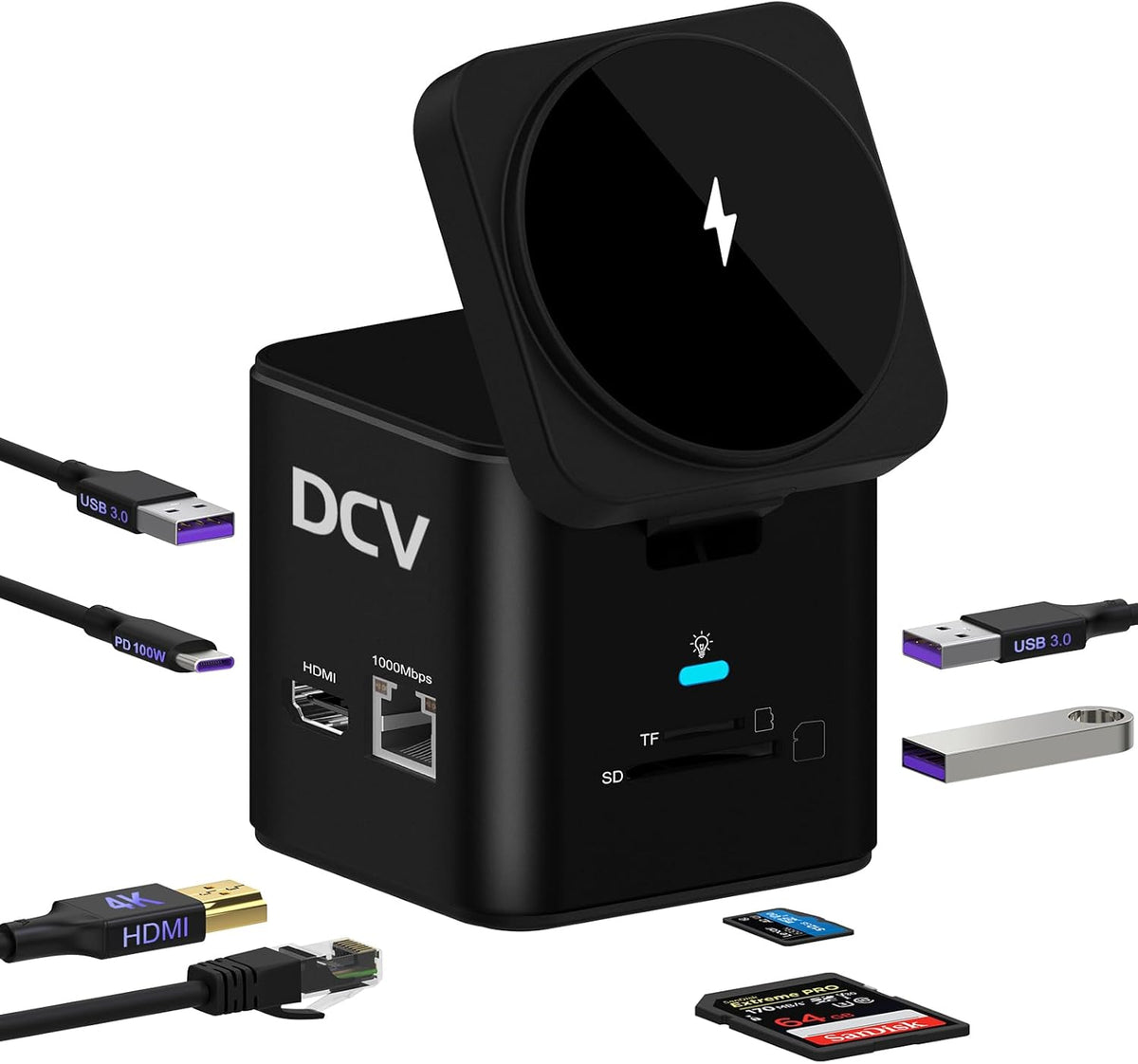 9-in-1 USB Hub Docking Station