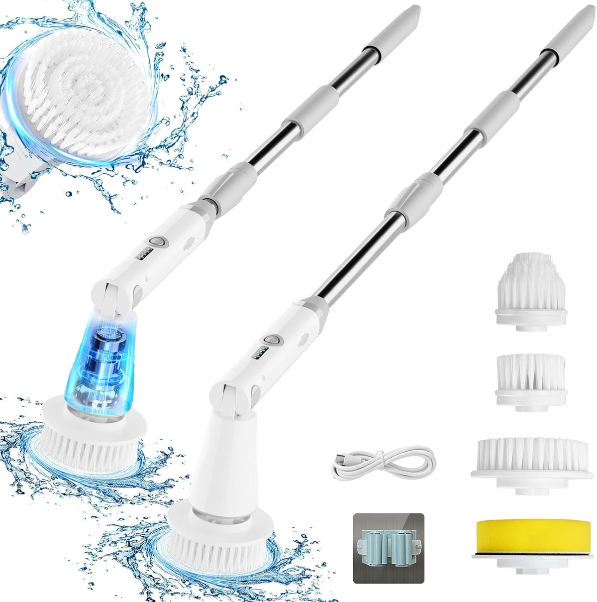 5-in-1 Electric Spin Scrubber