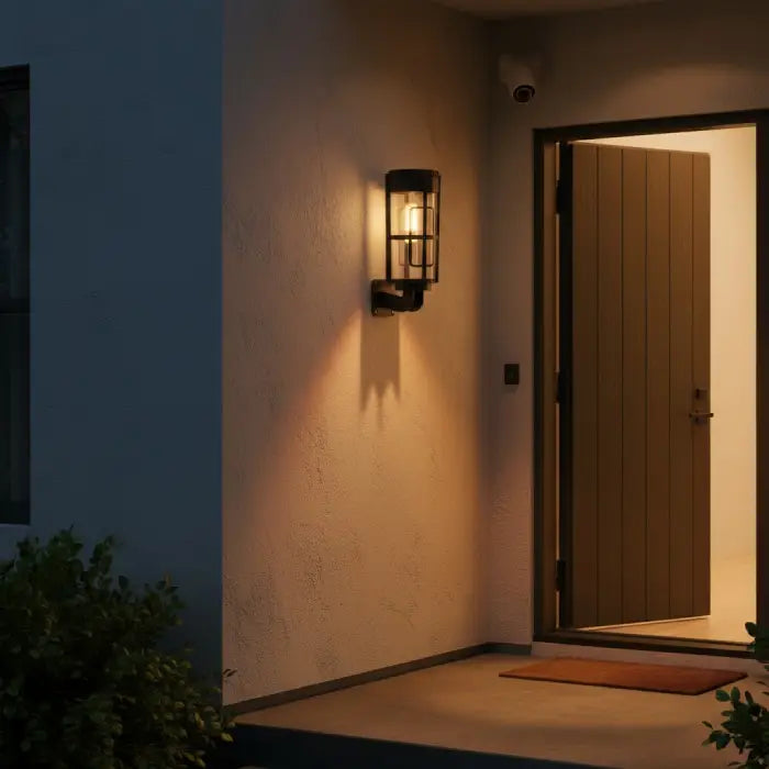 Weatherproof Solar Induction Wall Lamp for Outdoor Use