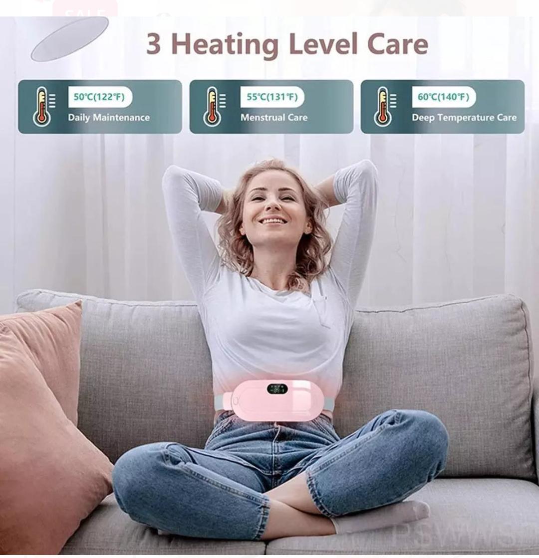 Smart Abdominal Massager with Heat & Vibration