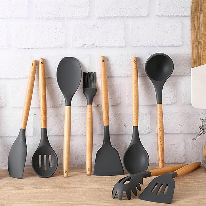 12 Pcs Non-Stick Cooking Kitchen Utensil Set
