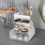 Cosmetics & Vanity Makeup Organizer With Drawer