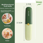 2- In- 1 Dual Fruit and Vegetable Knife Slicer and Peeler