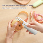 2- In- 1 Dual Fruit and Vegetable Knife Slicer and Peeler