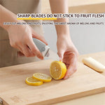 2- In- 1 Dual Fruit and Vegetable Knife Slicer and Peeler
