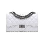 Diamond Plaid Chain Crossbody Bag