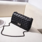 Diamond Plaid Chain Crossbody Bag