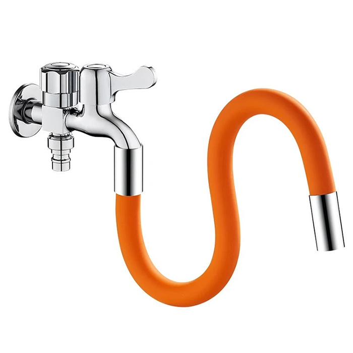 360° Flexible Shaped Flex Faucet Extender Tube