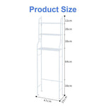 3 Layer Space Saving Metal Toilet Storage Rack