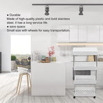 4-Tier Kitchen Shelf Trolley Rack