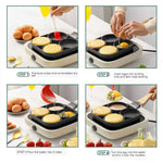 Non-Stick 4 Cups Egg & Pancake Fry Pan