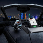 PARKIZ 55W Fast Charging Dual Port Car Charger Adapter