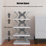 X Shaped Shoe Rack – 6 Layer