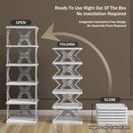 X Shaped Shoe Rack – 6 Layer