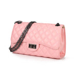 Diamond Plaid Chain Crossbody Bag