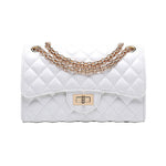 Diamond Plaid Chain Crossbody Bag