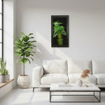 Artificial Green Plant with Pot Wall Photo Frame for Home & Office Decor