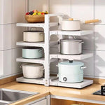 Adjustable kitchen Pot Storage Organizer