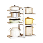 Adjustable kitchen Pot Storage Organizer