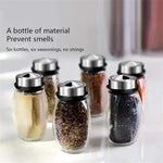 360° Rotating Spice Rack Set with Glass Jars