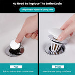 Bathroom Sink Stopper Drain Filter with Hair Catcher