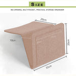 Multi- function Bedside Felt Hanging Storage Bag Organizer