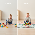 Baby Play Mat, Folding Baby Crawling Two Sided Play Mat