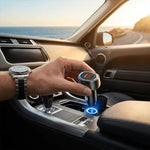 PARKIZ 55W Fast Charging Dual Port Car Charger Adapter