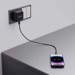 Porodo Super-Fast Dual USB-C Wall Charger PD 35W UK – Black