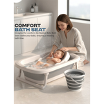 5-in-1 Foldable Baby Bathtub Set with Washbasin, Tub & Bucket for Kids