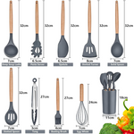 12 Pcs Non-Stick Cooking Kitchen Utensil Set
