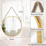 Decorative Hanging Circle Mirror for Home Decor