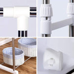 Double Rods Clothes Drying Stand
