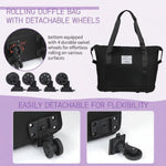 Foldable Expandable Travel Duffel Bag with Wheels