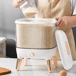 10KG Large Capacity Rice Storage Container with Airtight Lid