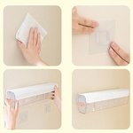Wall hanging transparent organiser garments storage box