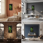 Artificial Green Plant with Pot Wall Photo Frame for Home & Office Decor