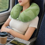 Portable U-Shaped Memory Foam Travel Neck Pillow