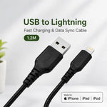 PARKIZ USB to Lightning Charging Cable for iPhone & iPad