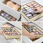 16 Cell Collapsible Foldable Underwear Wardrobe Garments Organizer