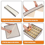 16 Cell Collapsible Foldable Underwear Wardrobe Garments Organizer