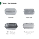 Stainless Steel Electric Lunch Box