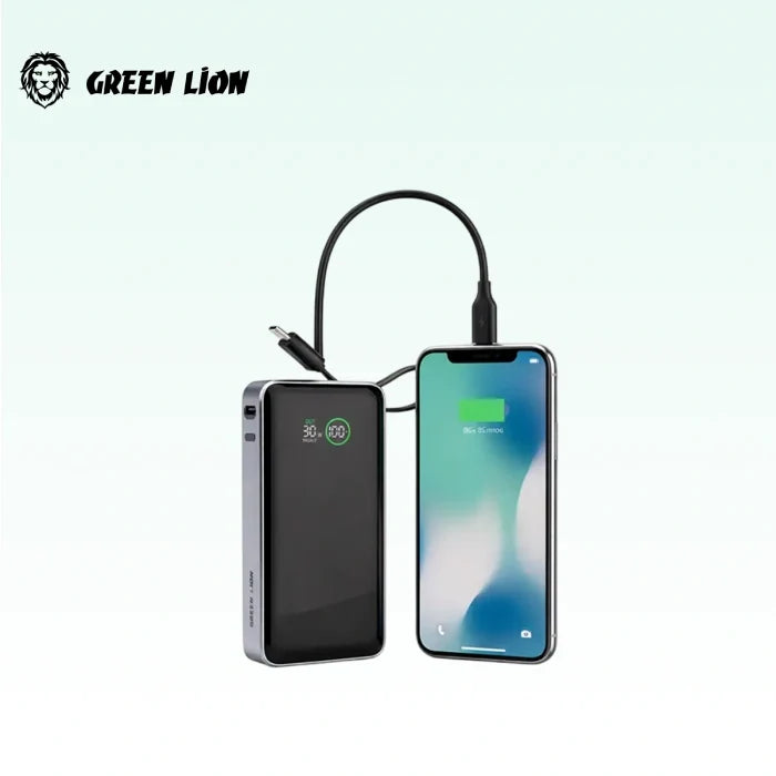 Green Lion Madrid 10 Power Bank 10000mAh PD 35W – Gray