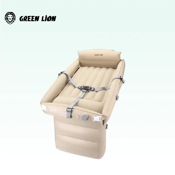 Green Lion Inflatable Toddler Travel Bed – Beige