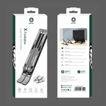 Green Lion X-Foldable Laptop Stand – Gray