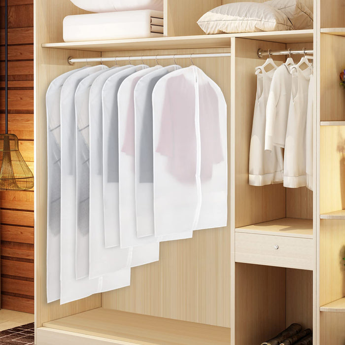 Hanging Garment Bags, Dustproof Clothes Cover With Zipper