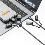 Green Lion 6-in-1 Cable Charging, Led Light, Ignition – Gray
