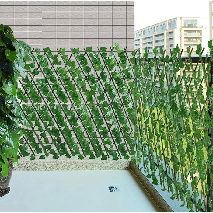 Home Garden Ivy Leaf Fence – Expandable Artificial Fence